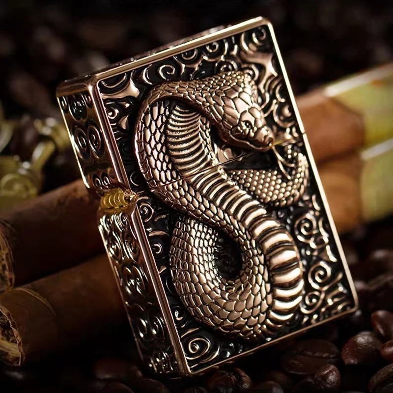 Lighter Insert Zippo - ZORRO Klassisches Windfestes Feuerzeug aus Metall,