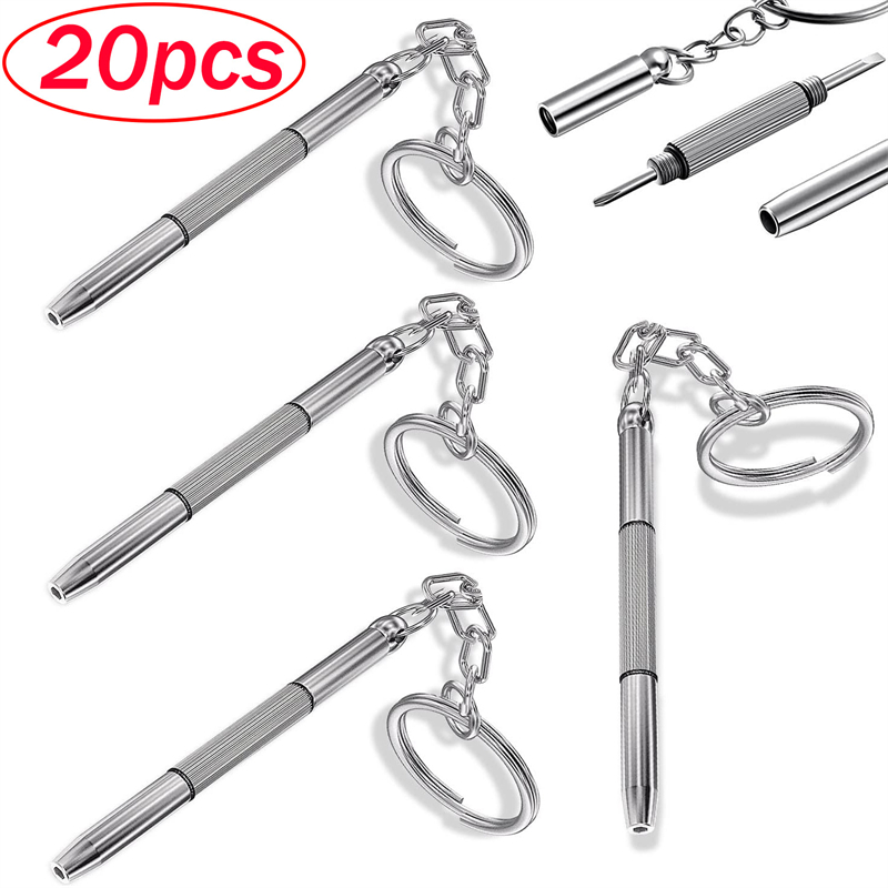 Micro Screwdriver Kit - Mini-Handbrillen-Schraubendreher, 3-in-1-Brillenreparatursets, Multifunktions-Schraubendreher-Set für Sonnenbrillen, Uhren