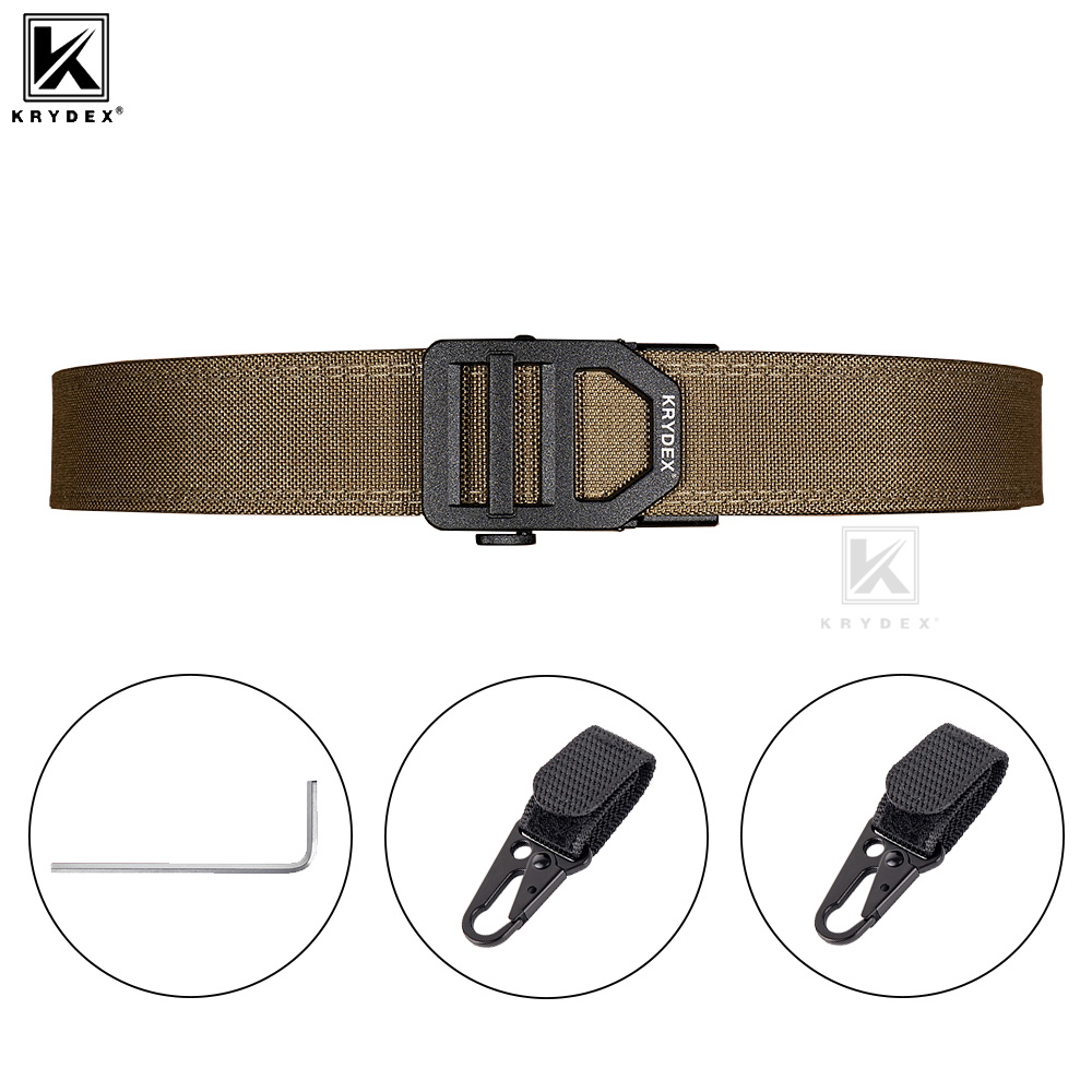 Edc Concealed Carry Belt - KRYDEX 1,5 Zoll Taktischer Schwerlastgürtel EDC
