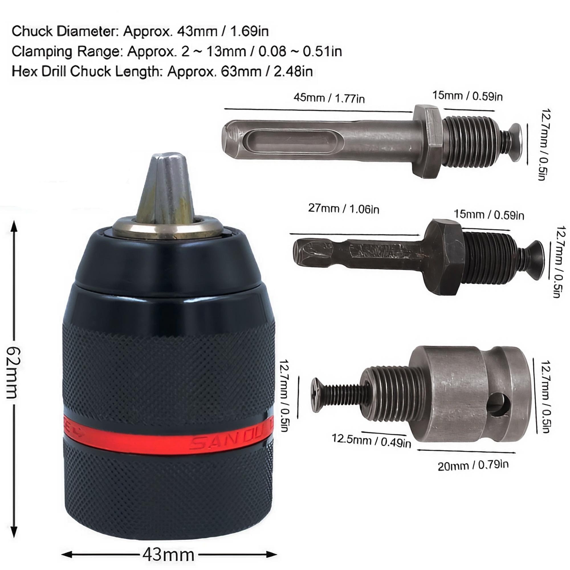 4-teiliges 2-13mm Schlüssellos – Micro Screwdriver Kit Bewertung und Preis